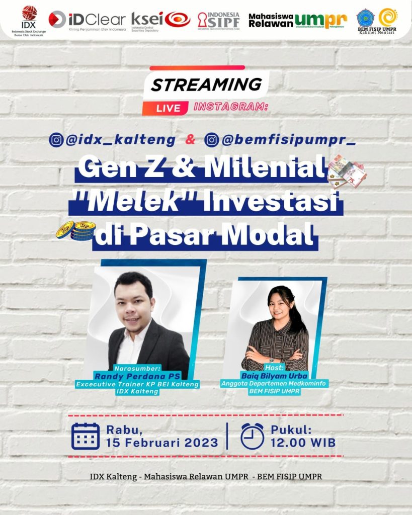 Live Instagram IDX Kalteng bersama BEM FISIP UMPR (15/02)